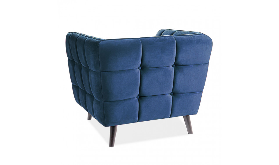 Armchair CASTELLO 1, VELVET  BLUVEL 86 blue | 100% Quality Armchair CASTELLO 1, VELVET  BLUVEL 86 blue | Armchairs | ZIPhome.ee image 2