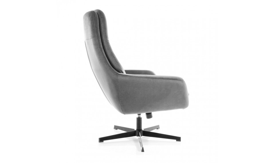 Armchair FORD, VELVET  BLUVEL 14 grey | 100% Quality Armchair FORD, VELVET  BLUVEL 14 grey | Armchairs | ZIPhome.ee image 3