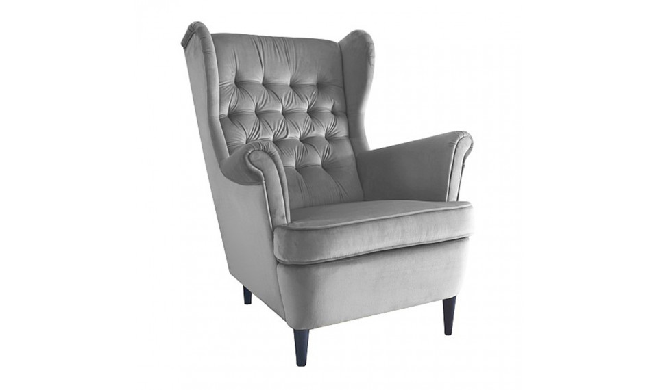 Armchair HARRY VELVET BLUVEL 14 grey | 100% Quality Armchair HARRY VELVET BLUVEL 14 grey | Armchairs | ZIPhome.ee image 1