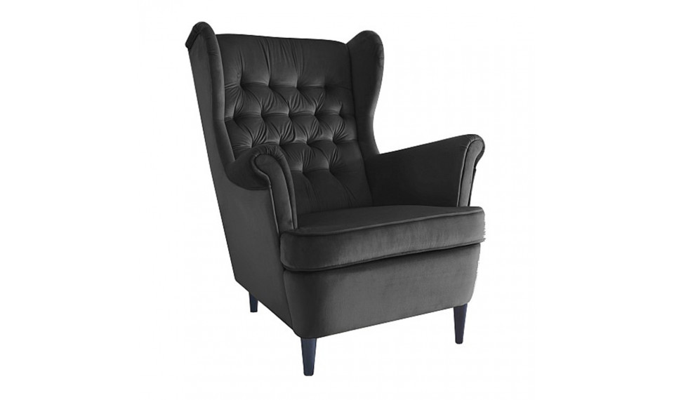 Armchair HARRY VELVET BLUVEL 19 black | 100% Quality Armchair HARRY VELVET BLUVEL 19 black | Armchairs | ZIPhome.ee image 1