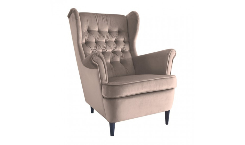 Armchair HARRY VELVET BLUVEL 28 beige | 100% Quality Armchair HARRY VELVET BLUVEL 28 beige | Armchairs | ZIPhome.ee image 1