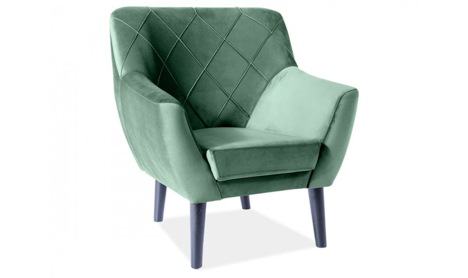 Armchair KIER 1 VELVET BLUVEL 78 green | 100% Quality Armchair KIER 1 VELVET BLUVEL 78 green | Armchairs | ZIPhome.ee image 1