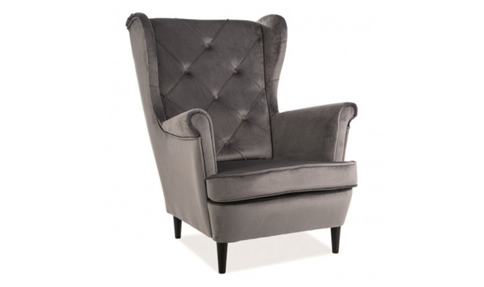 Armchair LADY VELVET BLUVEL 14 grey | 100% Quality Armchair LADY VELVET BLUVEL 14 grey | Armchairs | ZIPhome.ee image 1