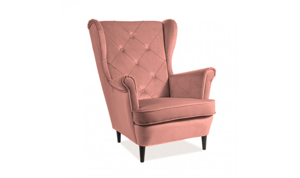 Armchair LADY VELVET BLUVEL 52 antique rose | 100% Quality Armchair LADY VELVET BLUVEL 52 antique rose | Armchairs | ZIPhome.ee image 1