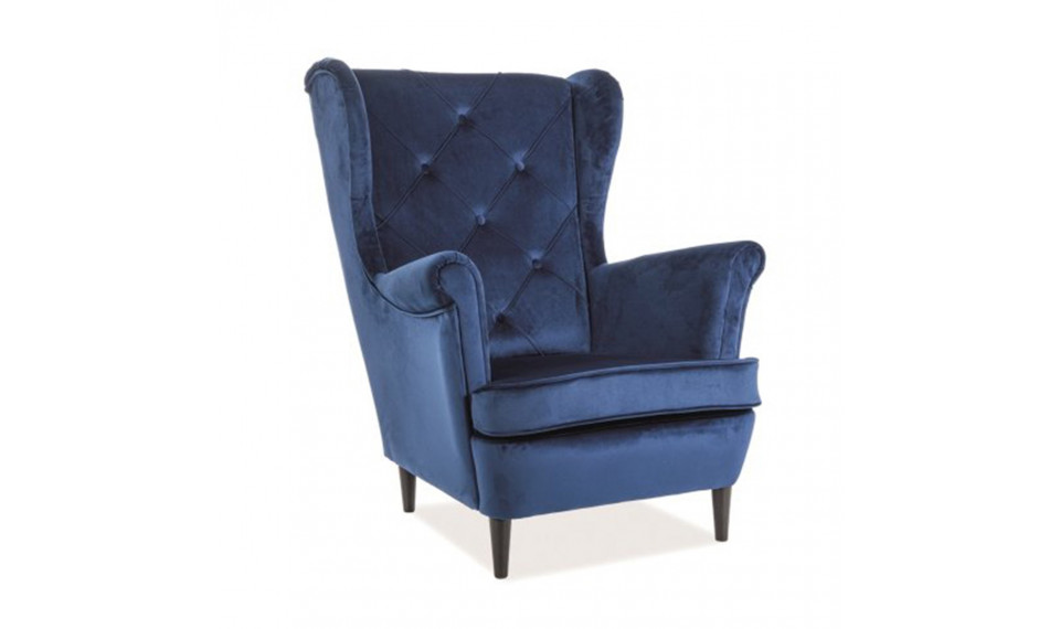 Armchair LADY VELVET BLUVEL 86 blue | 100% Quality Armchair LADY VELVET BLUVEL 86 blue | Armchairs | ZIPhome.ee image 1
