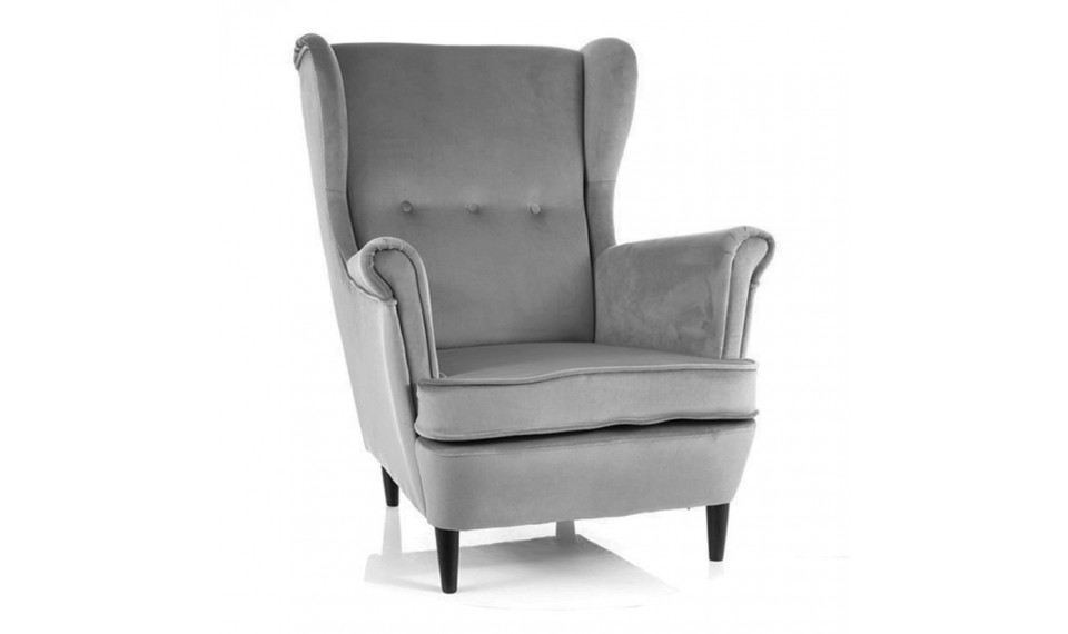 Armchair LORD VELVET BLUVEL 14 grey | 100% Quality Armchair LORD VELVET BLUVEL 14 grey | Armchairs | ZIPhome.ee image 1