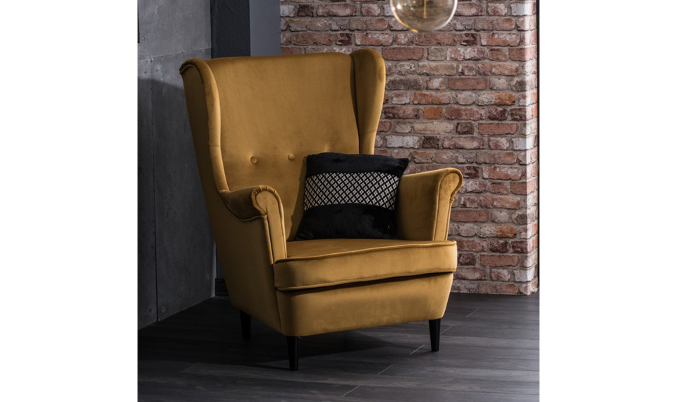 Armchair LORD VELVET BLUVEL 68 curry | 100% laatu Armchair LORD VELVET BLUVEL 68 curry | Nojatuolit | ZIPhome.ee kuva 2