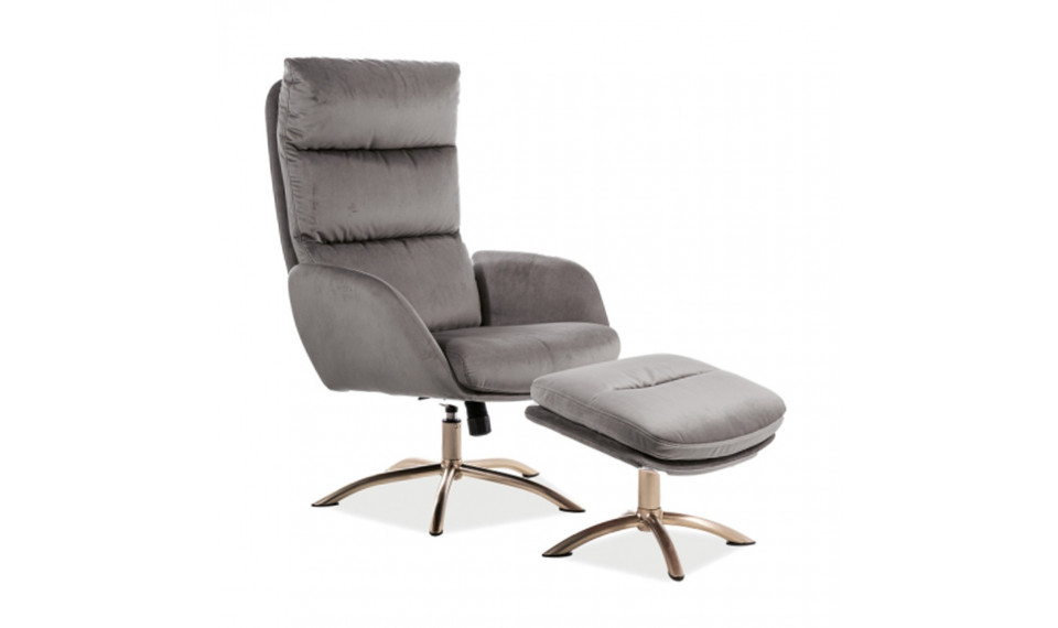 Armchair MONROE VELVET BLUVEL 14 grey | 100% laatu Armchair MONROE VELVET BLUVEL 14 grey | Nojatuolit | ZIPhome.ee kuva 1