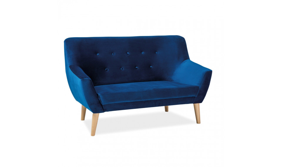 Diivan NORDIC 2 VELVET BLUVEL 86 sinine | 100% kvaliteet Diivan NORDIC 2 VELVET BLUVEL 86 sinine | Pehme mööbel | ZIPhome.ee pilt 1