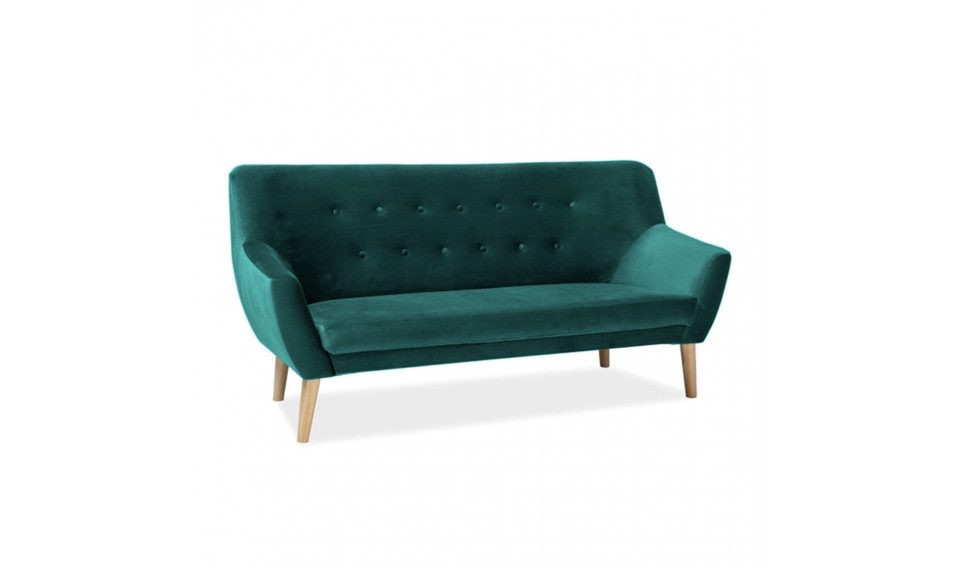 Diivan NORDIC 3 VELVET BLUVEL 78 roheline | 100% kvaliteet Diivan NORDIC 3 VELVET BLUVEL 78 roheline | Pehme mööbel | ZIPhome.ee pilt 1