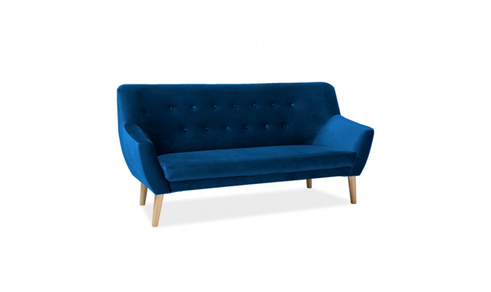 Diivan NORDIC 3 VELVET BLUVEL 86 sinine | 100% kvaliteet Diivan NORDIC 3 VELVET BLUVEL 86 sinine | Pehme mööbel | ZIPhome.ee pilt 1