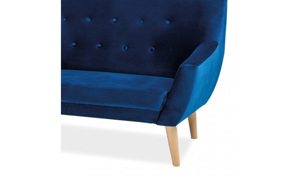Diivan NORDIC 3 VELVET BLUVEL 86 sinine | 100% kvaliteet Diivan NORDIC 3 VELVET BLUVEL 86 sinine | Pehme mööbel | ZIPhome.ee pilt 2