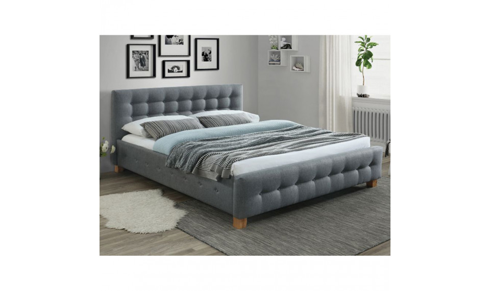 Bed BARCELONA 160X200 TAP 23 grey | Sängyt | ZIPhome.ee kuva 1