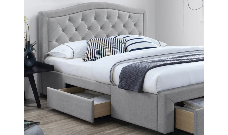 Bed with drawers ELECTRA 140X200 TAP 76 grey | Sängyt | ZIPhome.ee kuva 2