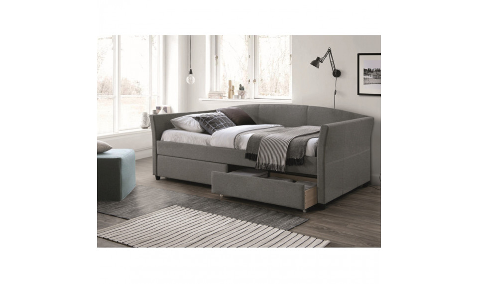 Bed LANTA 90x200 TAP 54 grey | Beds | ZIPhome.ee image 1