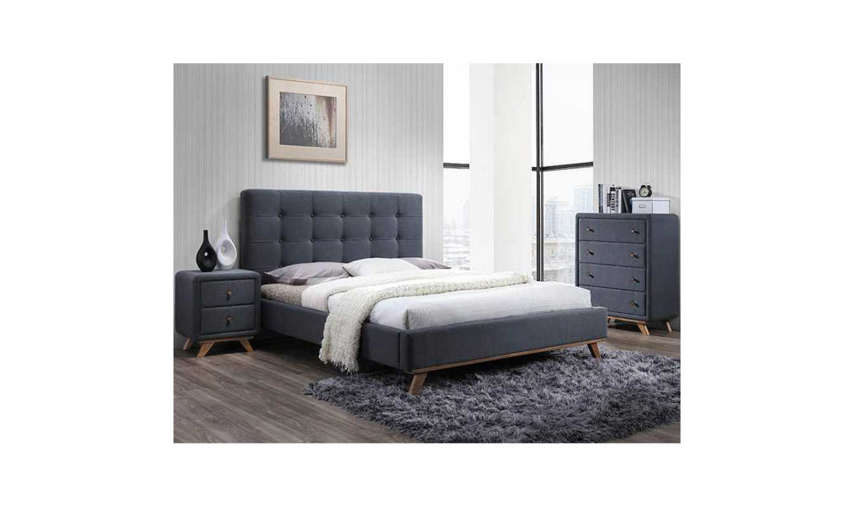 Voodi MELISSA 160X200 TAP 02 hall | Voodid | ZIPhome.ee kuva 1