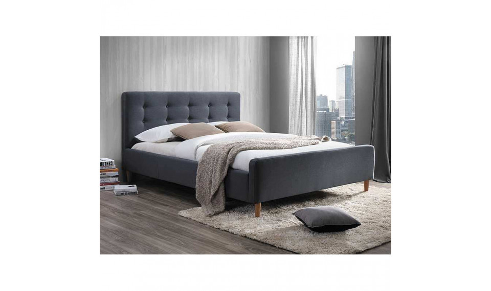 Bed PINKO 160X200 TAP 02 grey | Sängyt | ZIPhome.ee kuva 1