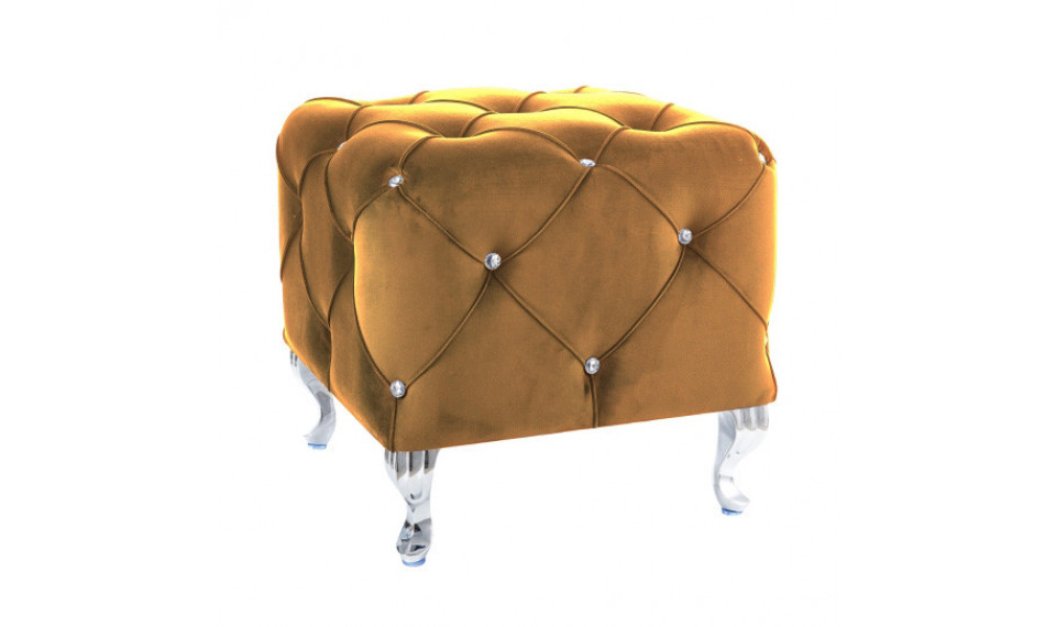 Pouffe HESTIA K VELVET BLUVEL 68 curry | Soft furniture | ZIPhome.ee image 1