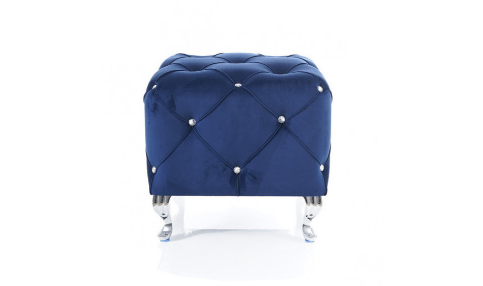 Pouffe HESTIA K VELVET BLUVEL 86 blue | Soft furniture | ZIPhome.ee image 2