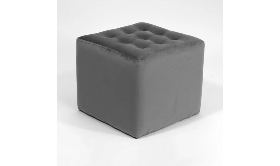Pouffe LORI VELVET BLUVEL 14 grey | Soft furniture | ZIPhome.ee image 1