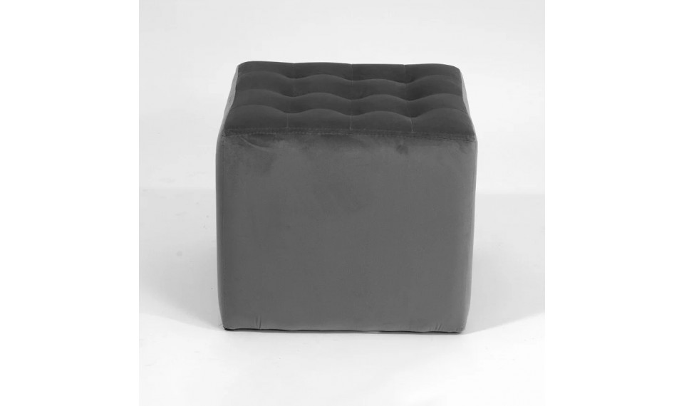 Pouffe LORI VELVET BLUVEL 14 grey | Soft furniture | ZIPhome.ee image 2