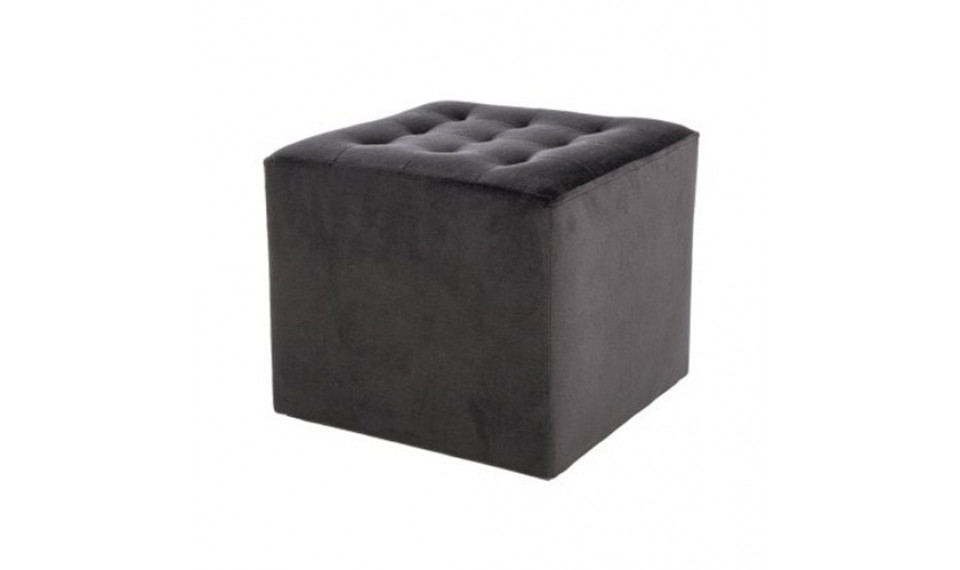 Pouffe LORI VELVET BLUVEL 19 black | Soft furniture | ZIPhome.ee image 1