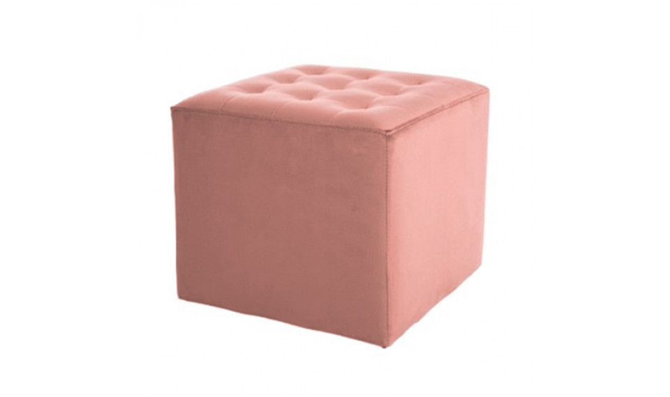 Pouffe LORI VELVET BLUVEL 52 antique rose | Soft furniture | ZIPhome.ee image 1