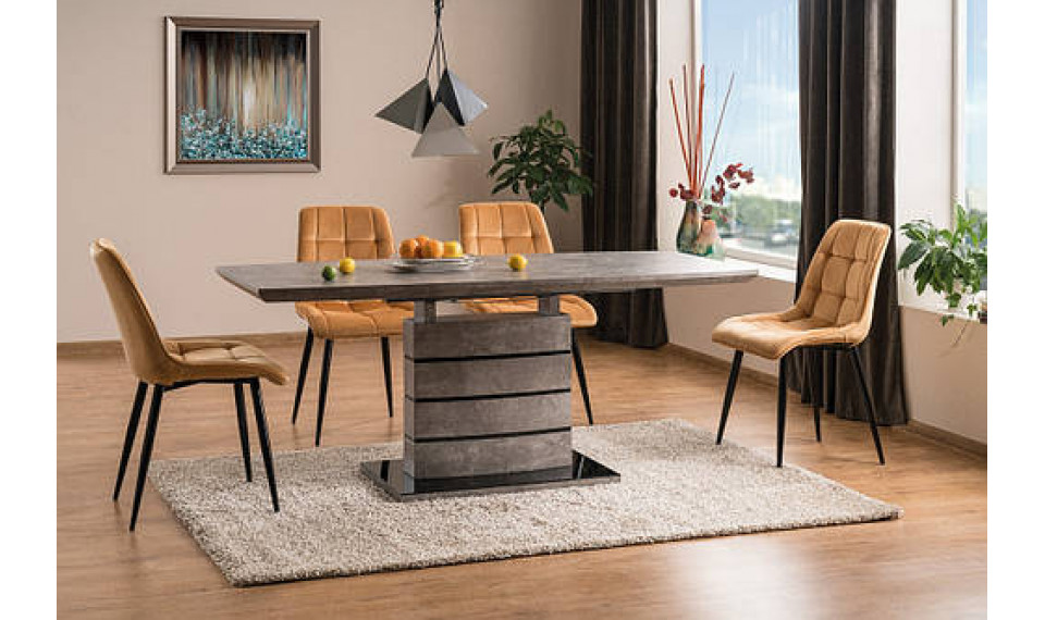 LEONARDO 140 Extendable Dining table, Concrete effect | Tables | ZIPhome.ee image 2
