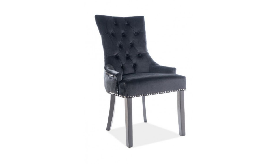 EDWARD СТУЛ БАРХАТ ЧЕРНЫЙ 19 | Стулья | ZIPhome.ee изображение 1