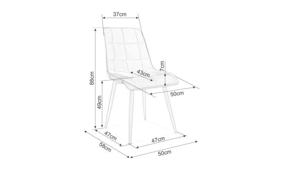 CHIC Стул VELVET BLUVEL 52 Античная роза | Стулья | ZIPhome.ee изображение 2