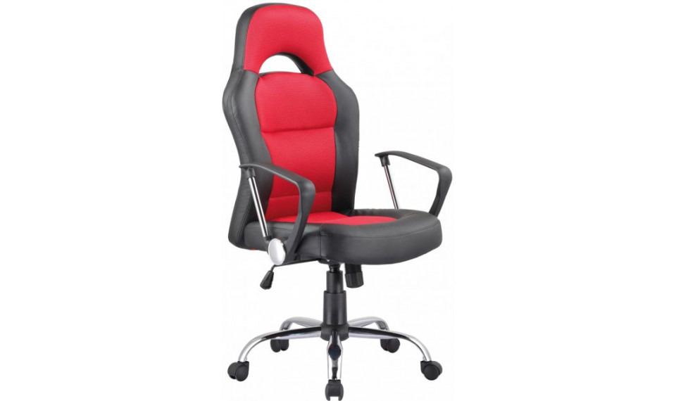 Q-033 Компьютерный стул, цвет: черный/красный | Офисные кресла | ZIPhome.ee изображение 1