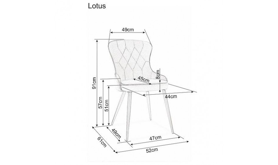LOTUS Стул VELVET BLUVEL 28 Бежевый | Стулья и кресла | ZIPhome.ee изображение 2