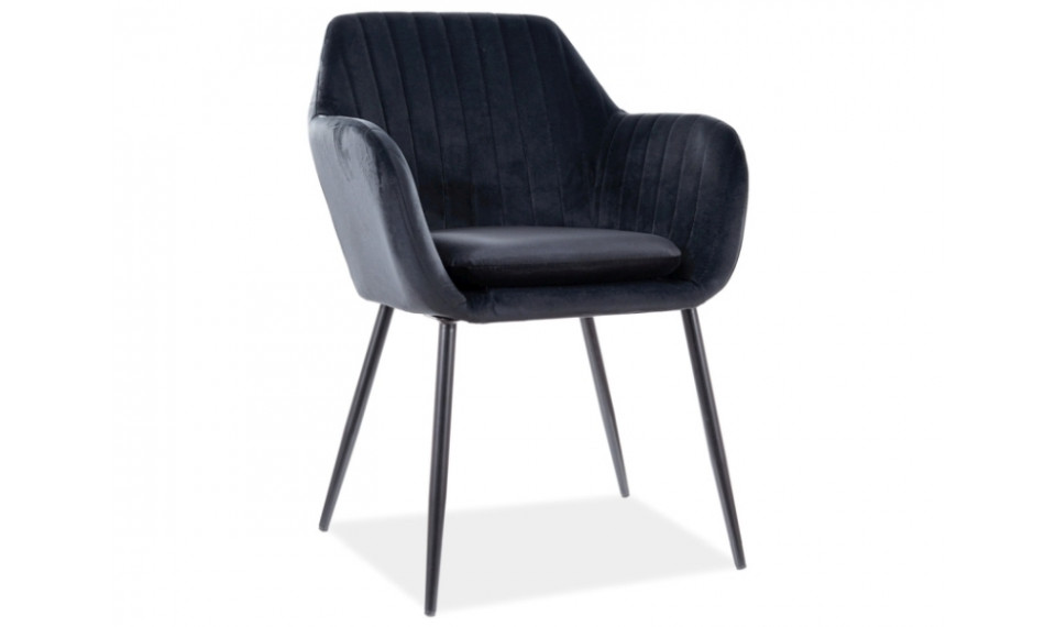 WENUS Chair Velvet Bluvel 19 black | Chairs and swivel chairs | ZIPhome.ee image 1