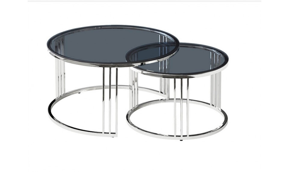 VIENNA coffee tables set, silver | Сoffee tables | ZIPhome.ee image 1