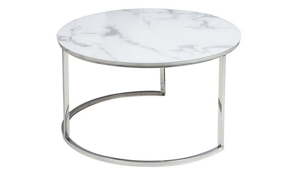 ATLANTA B coffee table setwhite/chrome | Сoffee tables | ZIPhome.ee image 2