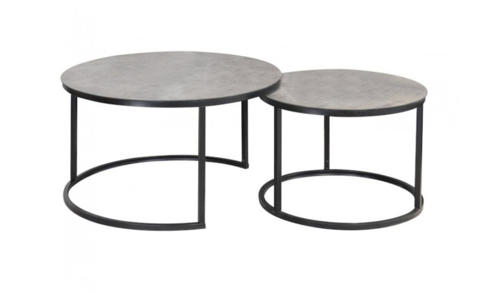 ATLANTA A coffee table set gray/black | Сoffee tables | ZIPhome.ee image 1