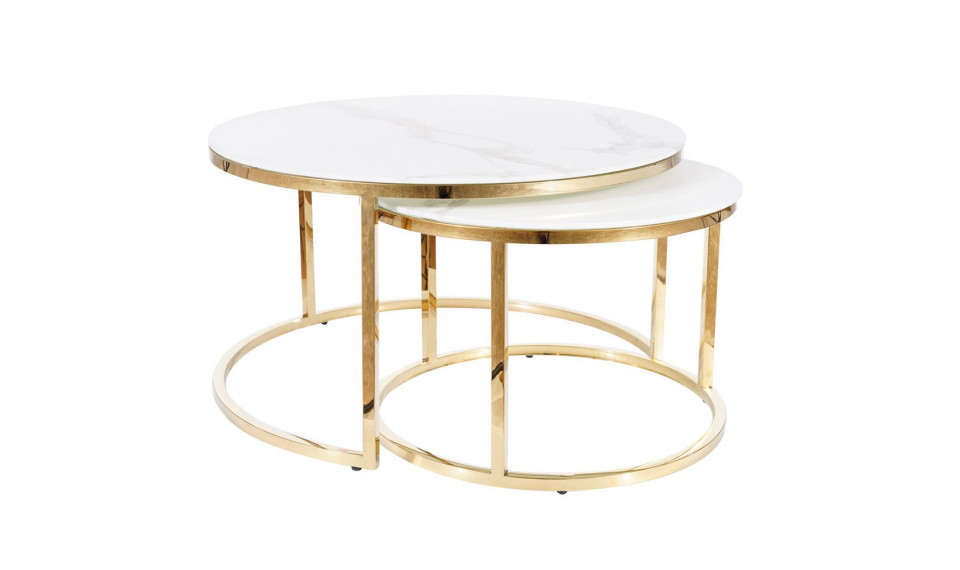 MUSE II Coffee table set, white | Сoffee tables | ZIPhome.ee image 1