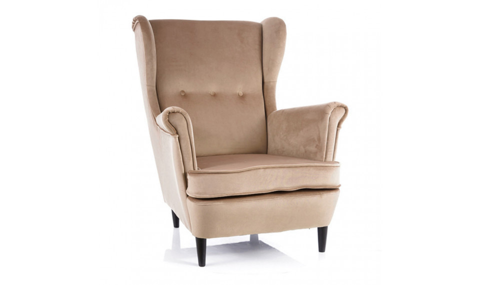 Armchair LORD VELVET BLUVEL 28 beige | 100% laatu Armchair LORD VELVET BLUVEL 28 beige | Nojatuolit | ZIPhome.ee kuva 1