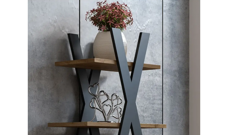 Raamaturiiul TIPI tamm wotan/must | Riiulid | ZIPhome.ee pilt 3