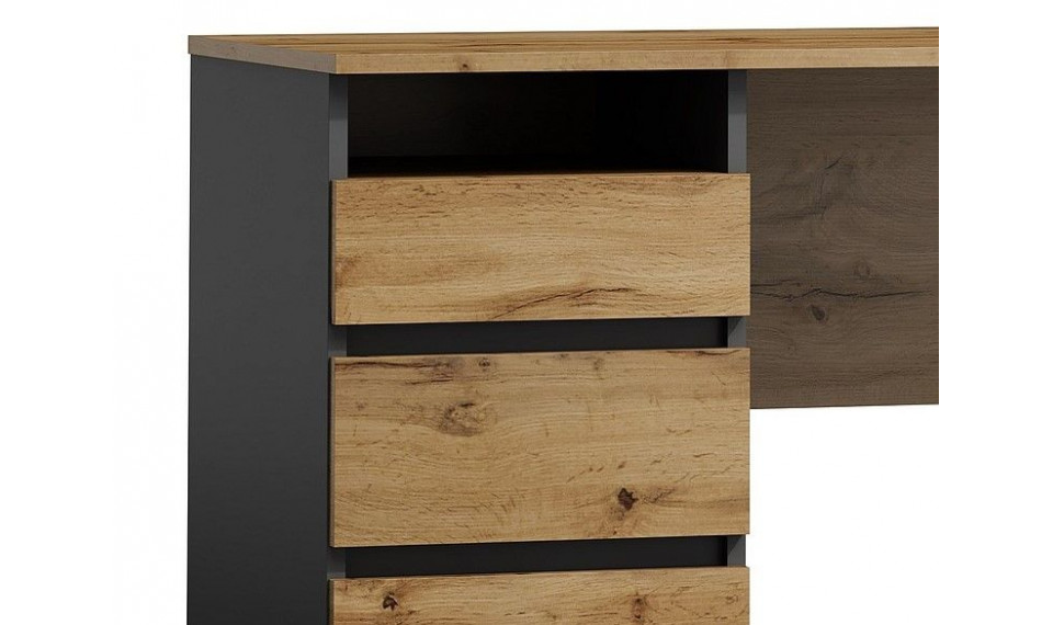 Письменный стол B-005 дуб вотан/антрацит | Письменные столы | ZIPhome.ee изображение 2