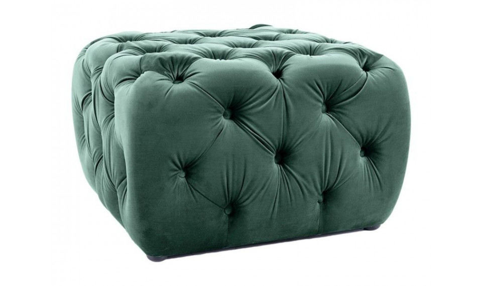 Pouffe SOPHIA Velvet Bluvel 78 green | Soft furniture | ZIPhome.ee image 1