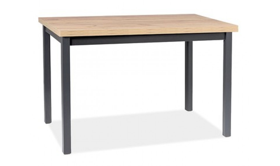 ADAM Söögilaud 120x68 Oak WOTAN/Must | 100% kvaliteet ADAM Söögilaud 120x68 Oak WOTAN/Must | Lauad | ZIPhome.ee pilt 1