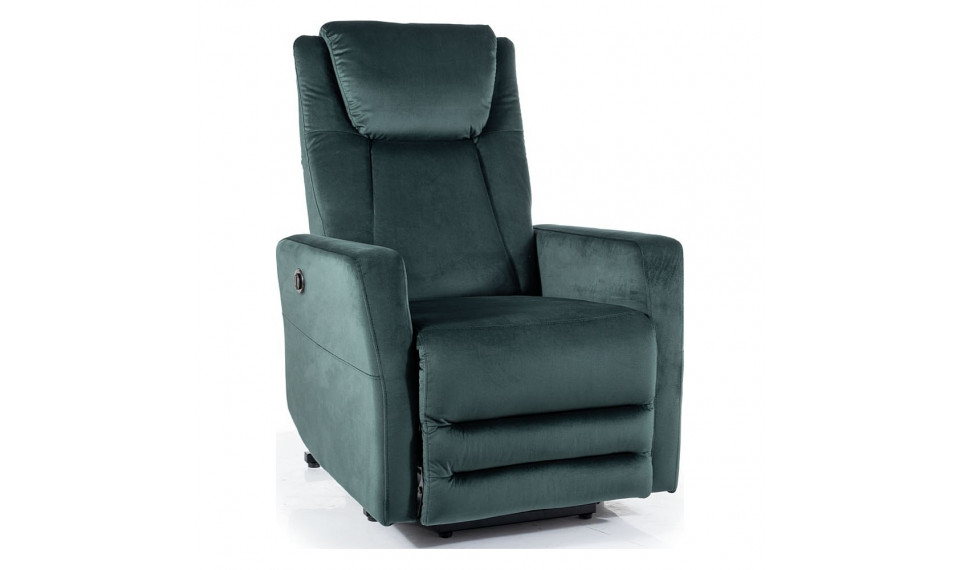 ADONIS Recliner Velvet Bluvel 78 green | 100% Quality ADONIS Recliner Velvet Bluvel 78 green | Armchairs | ZIPhome.ee image 1