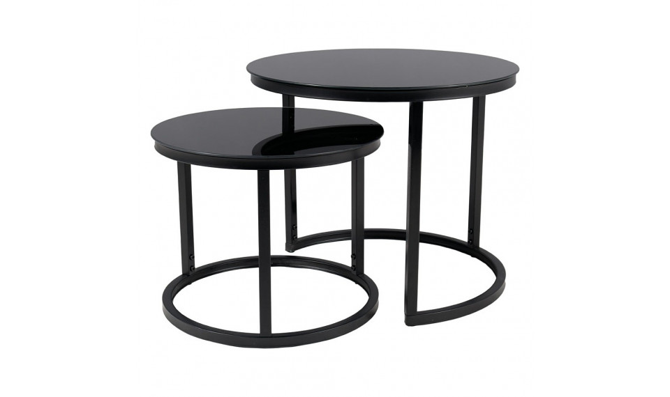 ATLANTA D II coffee table set black/black | Сoffee tables | ZIPhome.ee image 1