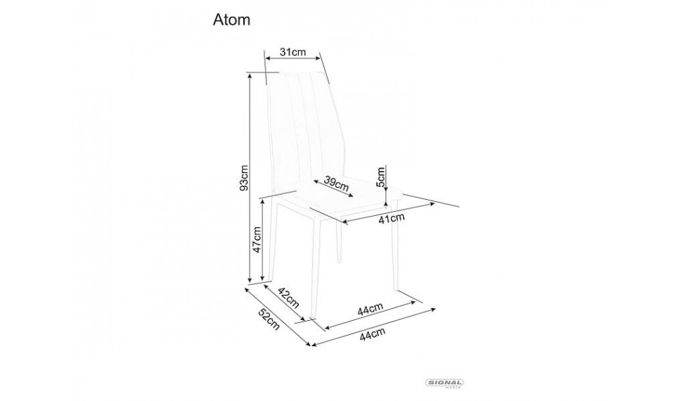 ATOM Стул VELVET Bluvel 77 оливковый | Стулья | ZIPhome.ee изображение 2