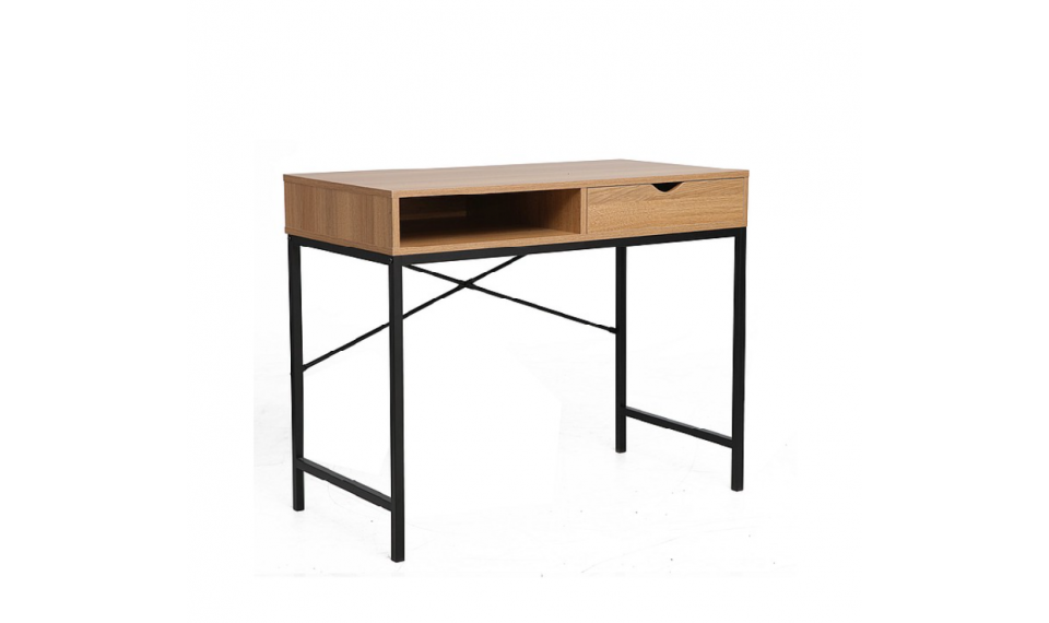 Письменный стол B-027 дуб/черный матовый | Письменные столы | ZIPhome.ee изображение 1