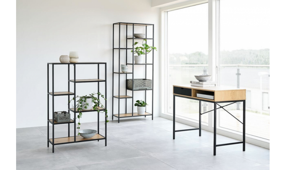 Письменный стол B-027 дуб/черный матовый | Письменные столы | ZIPhome.ee изображение 2