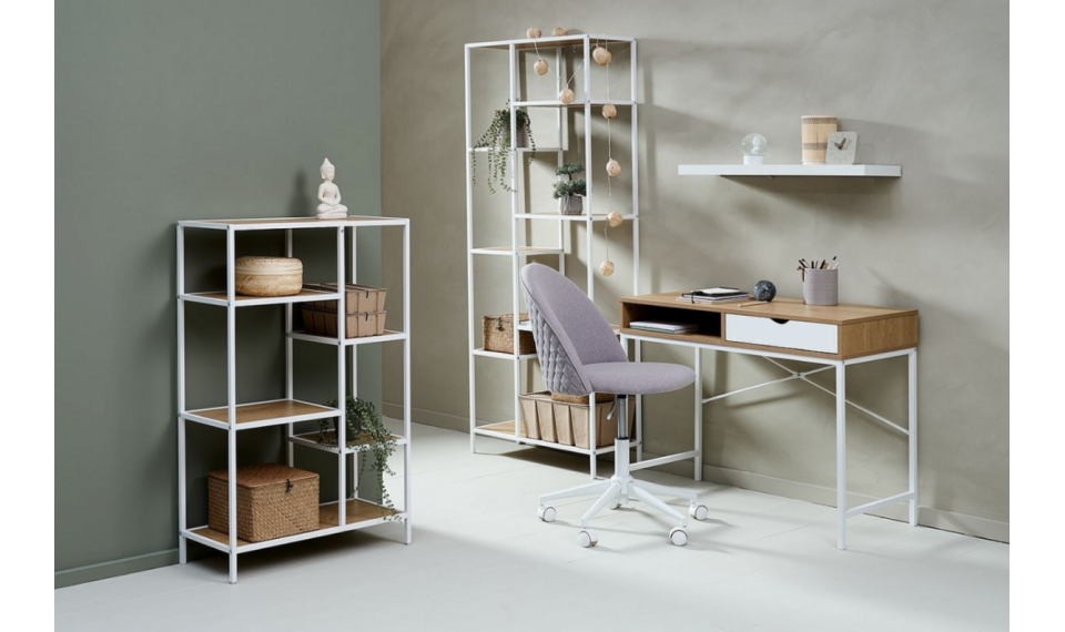 Письменный стол B-027 дуб/белый матовый | Письменные столы | ZIPhome.ee изображение 2