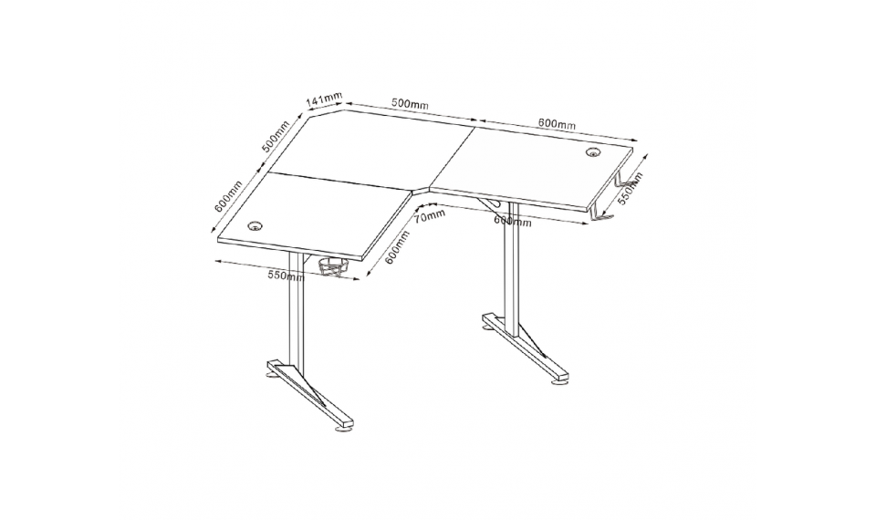 Письменный стол B-219 | Письменные столы | ZIPhome.ee изображение 2