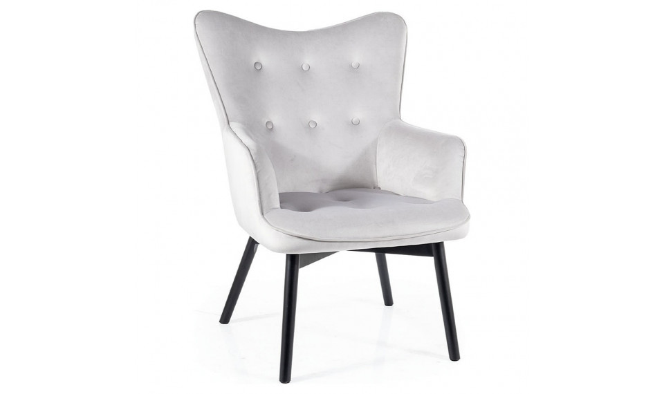 CARMEN Armchair VELVET Bluvel 03 light gray | 100% Quality CARMEN Armchair VELVET Bluvel 03 light gray | Armchairs | ZIPhome.ee image 1